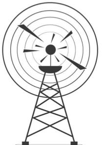 Les ondes radio émises par les antennes sont des ondes électromagnétiques